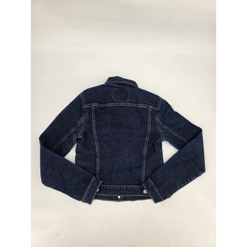 LEVI'S DENIM JACKET BLUE DARK WASH COTTON #77410-5424 SIZE SMALL - Picture 6 of 9